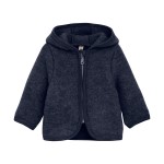 Kurtka 100% wełny merino - Navy Melange / HUTTEliHUT