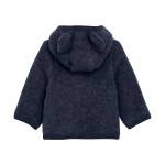 Kurtka 100% wełny merino - Navy Melange / HUTTEliHUT