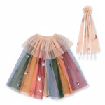 Kostium wróżki z różdżką - evening sand / Konges Slojd