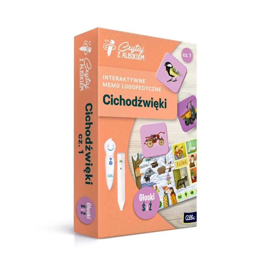 Memo logopedyczne – Cichodźwięki cz.1 / Czytaj z Albikiem
