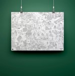 Gigantyczna kolorowanka 100x70cm - Aston Martin Warsaw / OMY