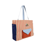 Torba shopperka - coral pink, sandy yellow / STICKY LEMON