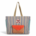 Torba shopperka - blue whale, sandy yellow / STICKY LEMON