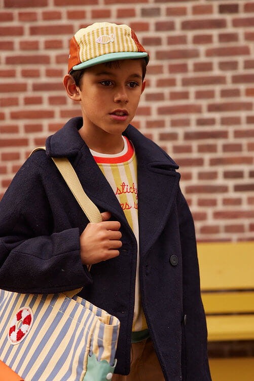 Torba shopperka - blue whale, sandy yellow / STICKY LEMON