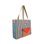 Torba shopperka - blue whale, sandy yellow / STICKY LEMON