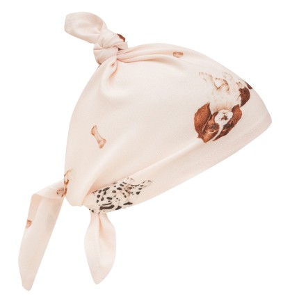 Bambusowa chustka z daszkiem pieski / Samiboo