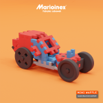Klocki waffle MINI Konstruktor Expert 141 szt. / Marioinex