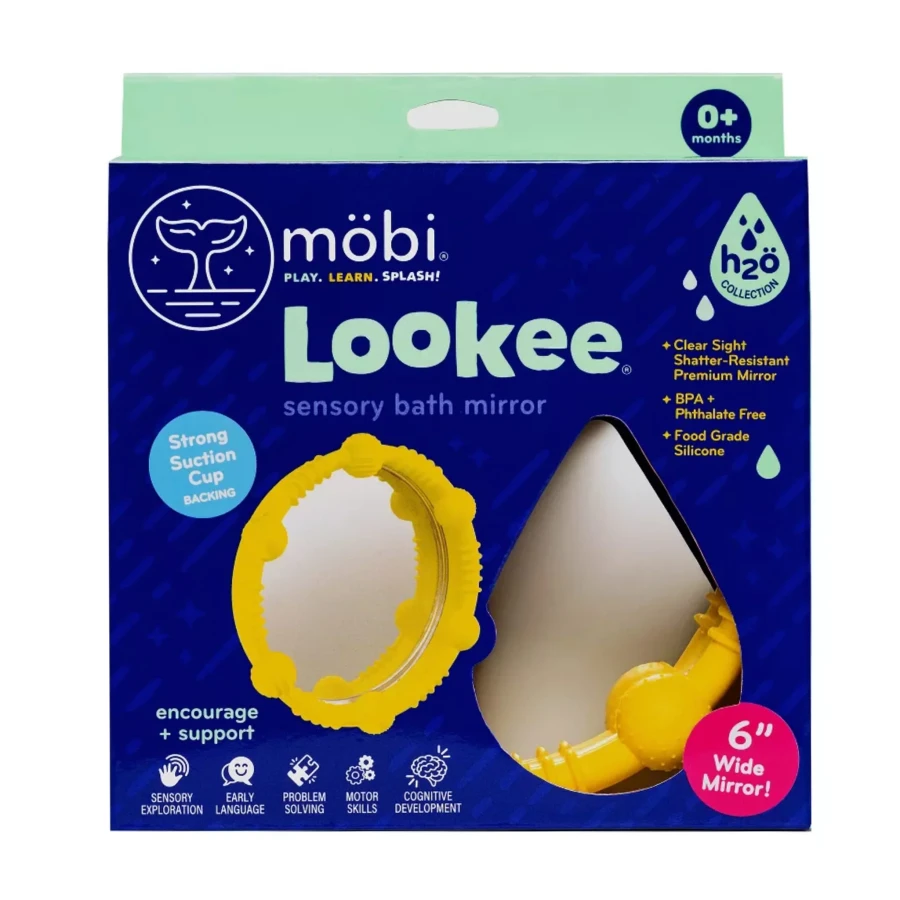 Lookee - sensoryczne lusterko do kąpieli / Mobi