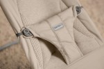 BABYBJORN - leżaczek BALANCE SOFT WOVEN/JERSEY Tri Fabric, Piaskowoszary