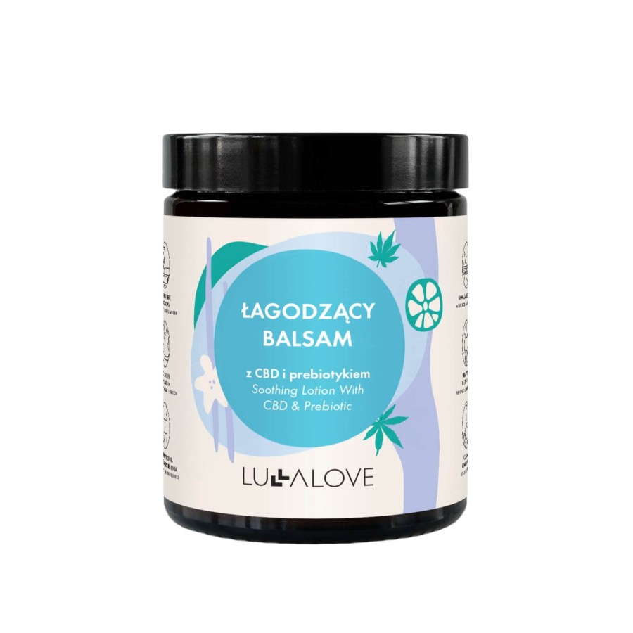 Łagodzący balsam z CBD i prebiotykiem - do twarzy i ciała, 180 ml / Lullalove