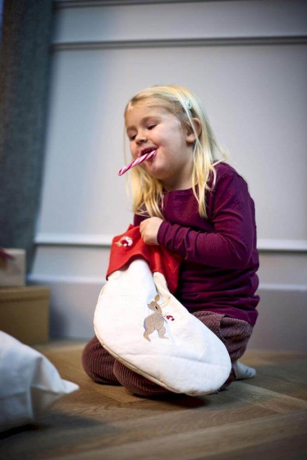 Haftowana Skarpeta na prezenty - Wonderful Winter Hare / Filibabba 