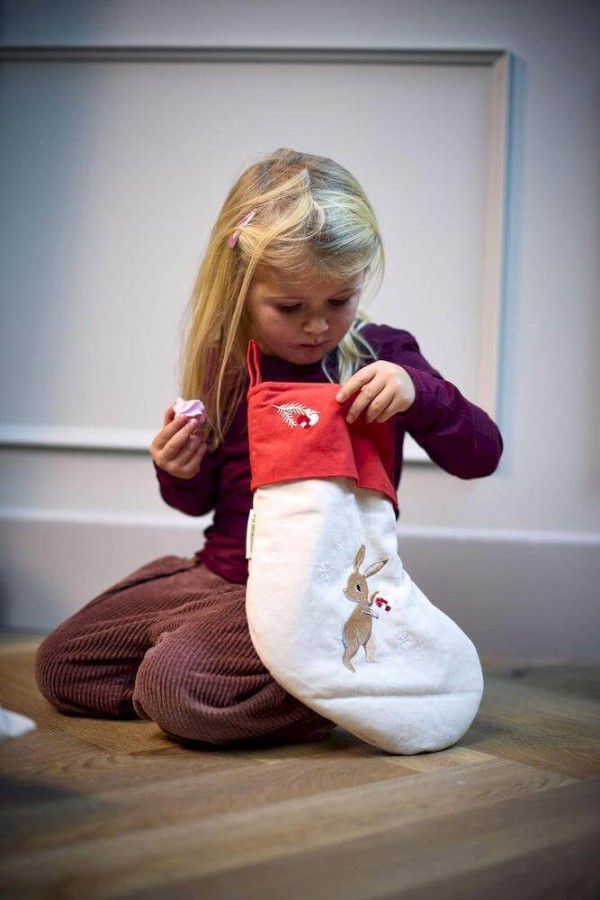 Haftowana Skarpeta na prezenty - Wonderful Winter Hare / Filibabba 