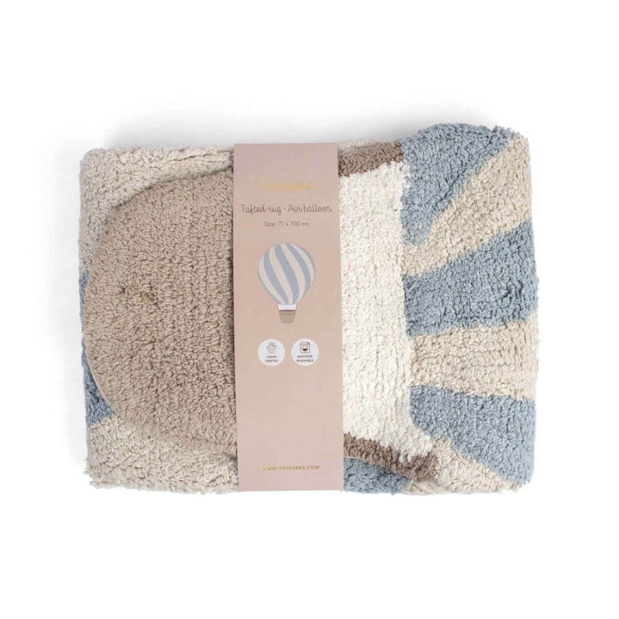 Dywan dla dzieci Air balloon Pearl Blue / Filibabba 