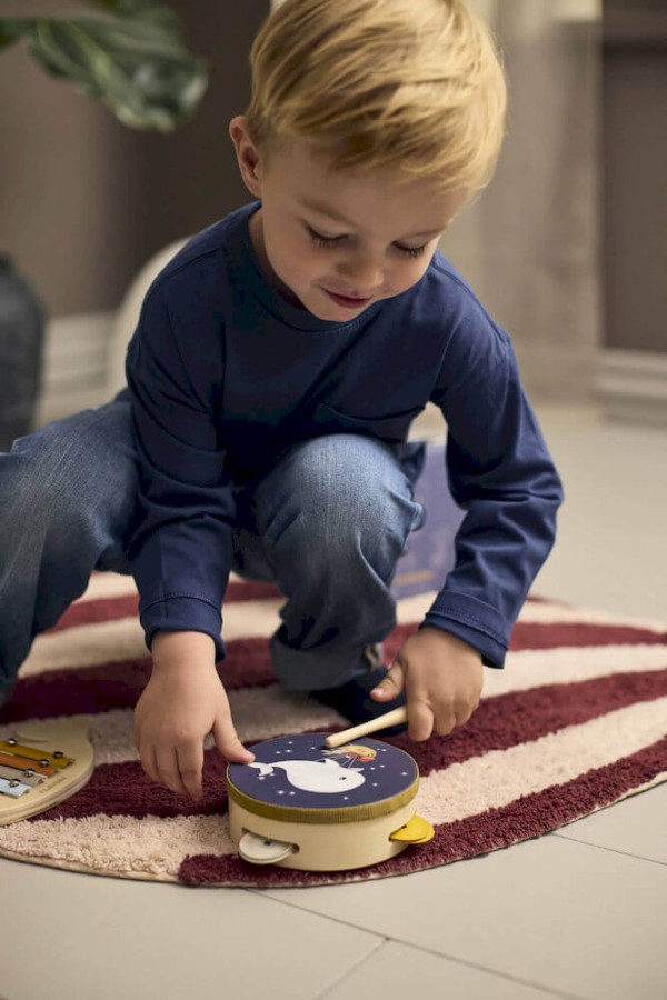 Zestaw drewnianych instrumentów w walizce / Filibabba 