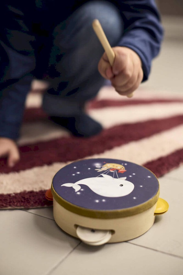 Zestaw drewnianych instrumentów w walizce / Filibabba 