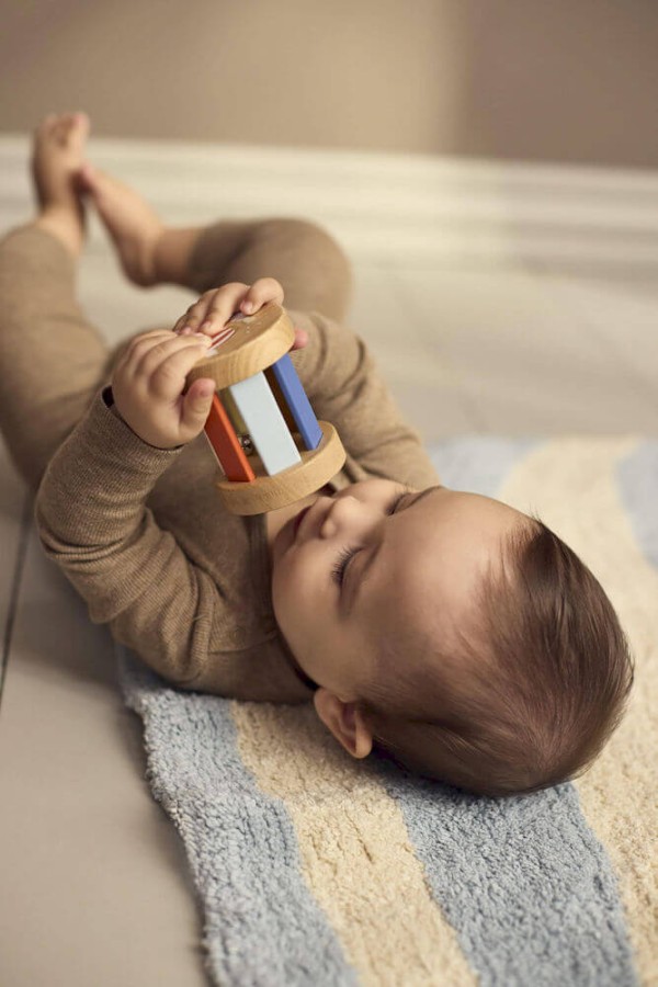 Drewniane zabawki sensoryczne w walizce / Filibabba 