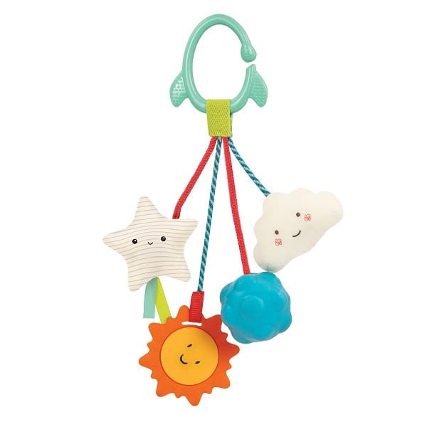 Gryzak z zawieszkami sensorycznymi KOSMOS / B.Toys