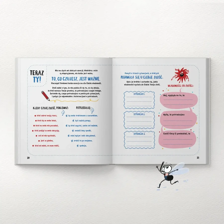 Poznaj swoją złość, Pinku! Książka o złości i innych emocjach dla dzieci i dla rodziców trochę też / Sensus