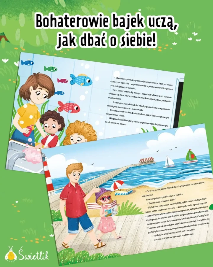 Dobre bajki o tym, jak dbać o zdrowie / Wydawnictwo Świetlik