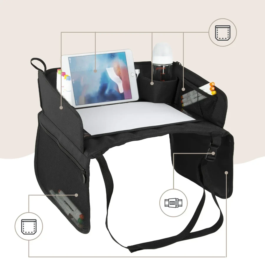 Podróżny stolik do fotelika samochodowego dla dziecka / SIPO