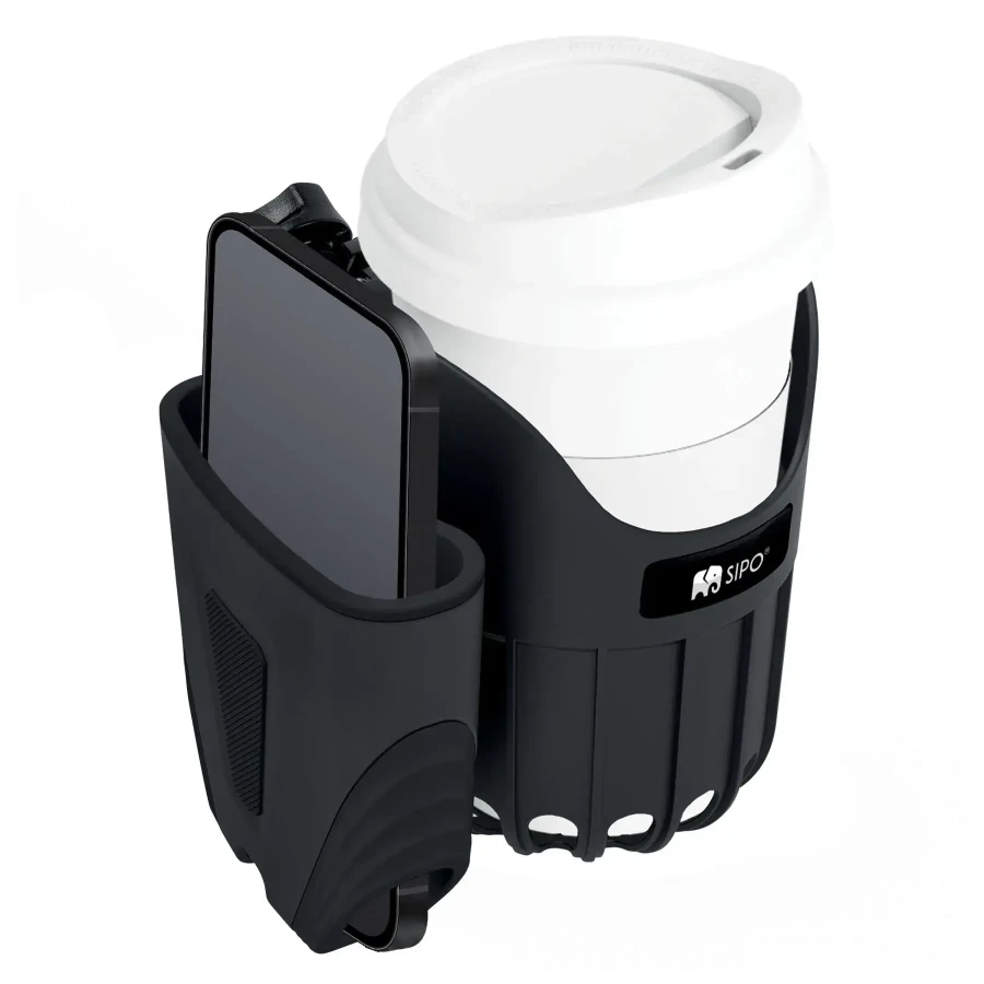 Uniwersalny uchwyt na kubek i telefon 2w1 do wózka dziecięcego / SIPO