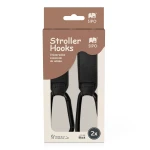 Zawieszki, haczyki do wózka, zestaw 2szt. - czarne / SIPO