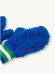 Dziecięce rękawiczki z wełny merino - cobalt / Happymess