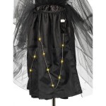 Kostium sukienka tiulowa z cekinami i lampkami LED czarownica Agatha / Souza!