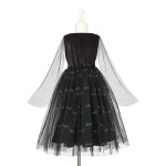 Kostium sukienka tiulowa z cekinami i lampkami LED czarownica Agatha / Souza!