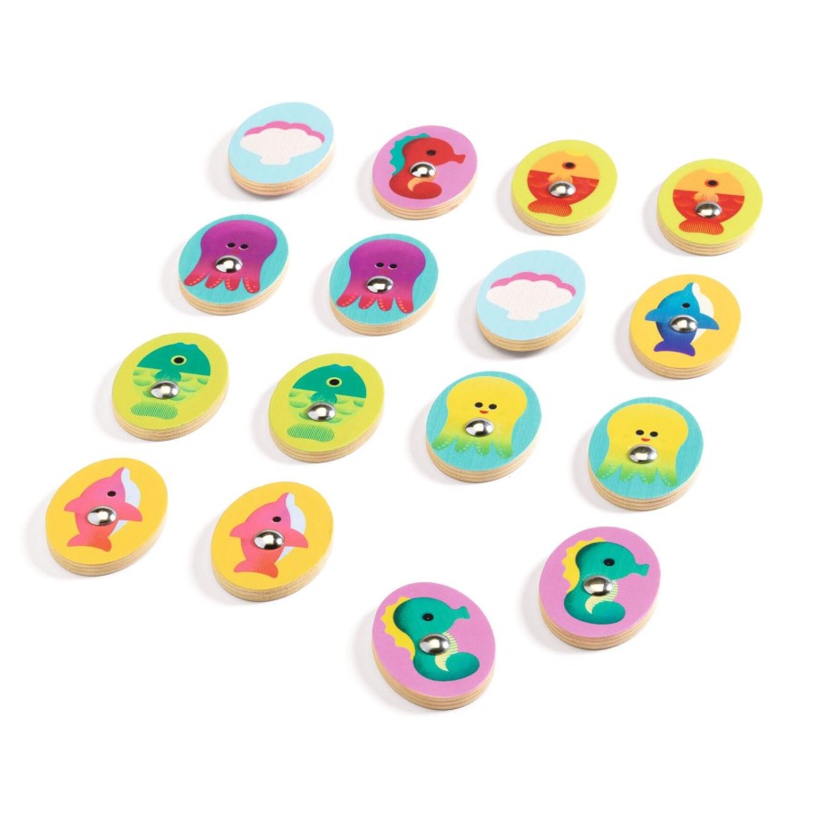 Zestaw 4 gier LUDO SEA / Djeco