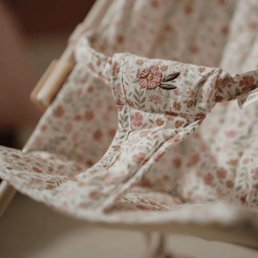 Składany wózek dla lalek - beżowy / Little Dutch