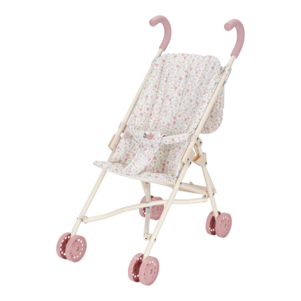 Składany wózek dla lalek - beżowy / Little Dutch