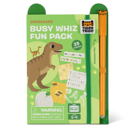 Zeszyt łamigłówek - Dinozaury / Tiger Tribe