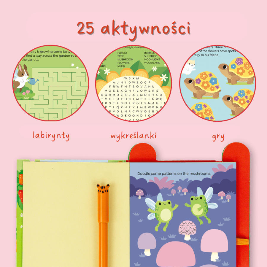 Zeszyt łamigłówek - Wróżki / Tiger Tribe