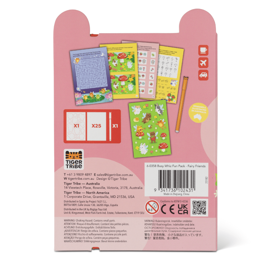 Zeszyt łamigłówek - Wróżki / Tiger Tribe