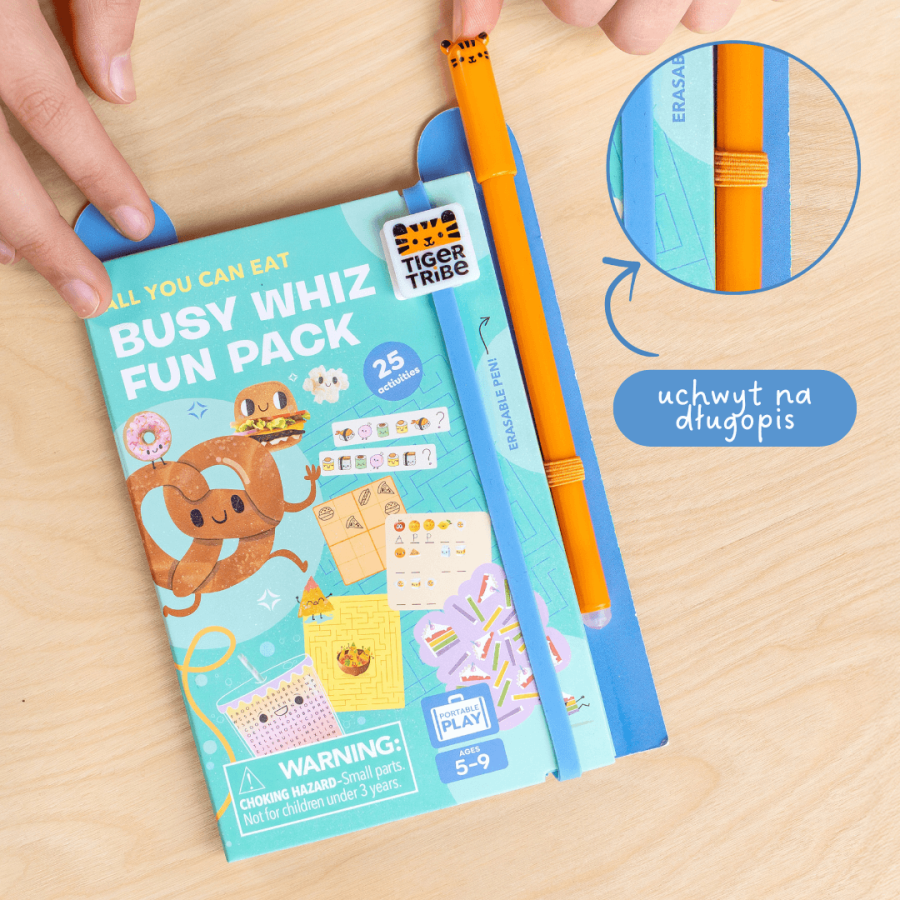 Zeszyt łamigłówek - Przysmaki / Tiger Tribe