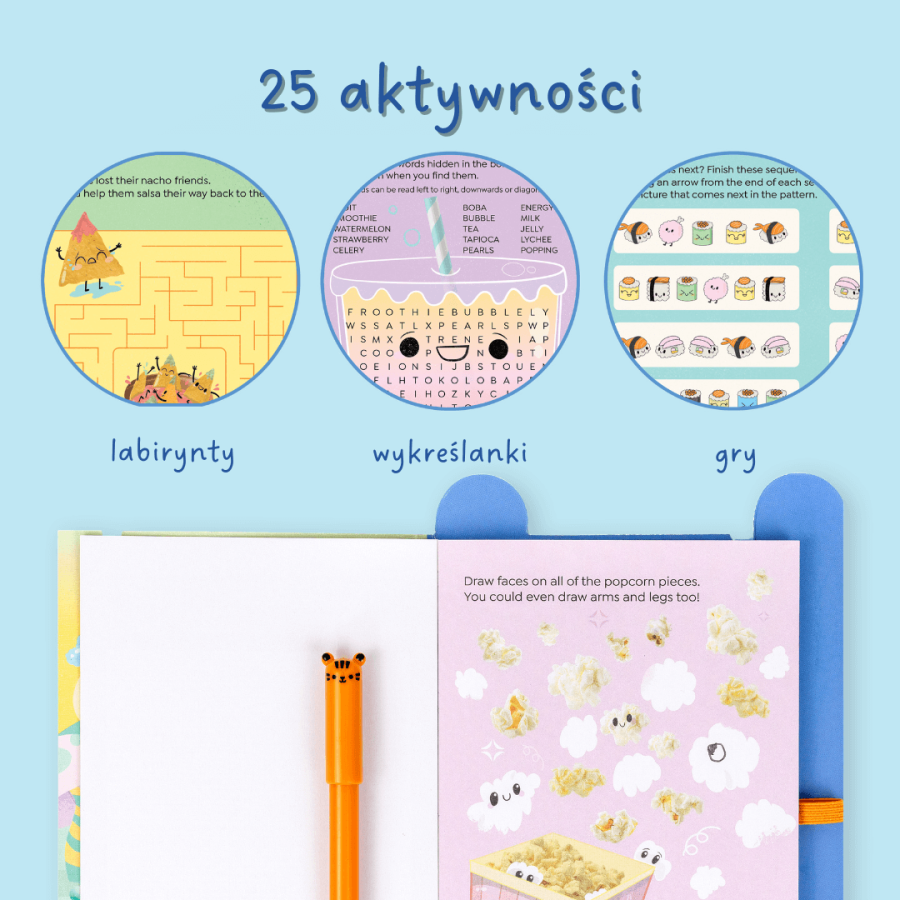 Zeszyt łamigłówek - Przysmaki / Tiger Tribe