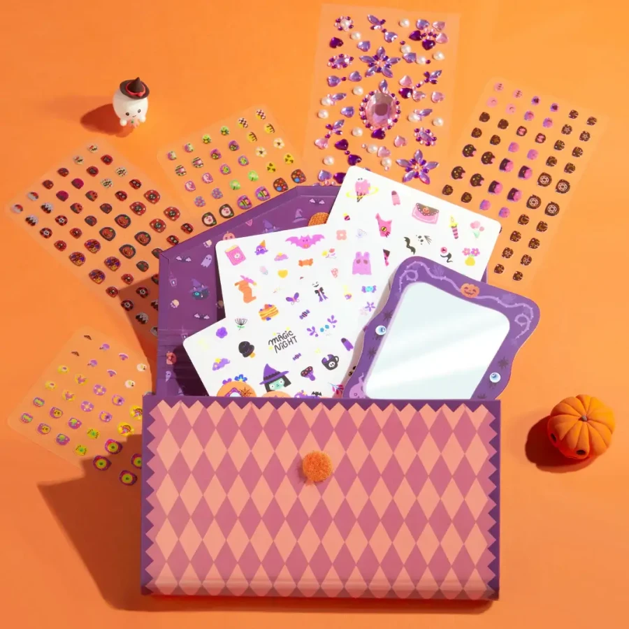 Halloweenowe tatuaże i naklejki na paznokcie w torebce / Mideer