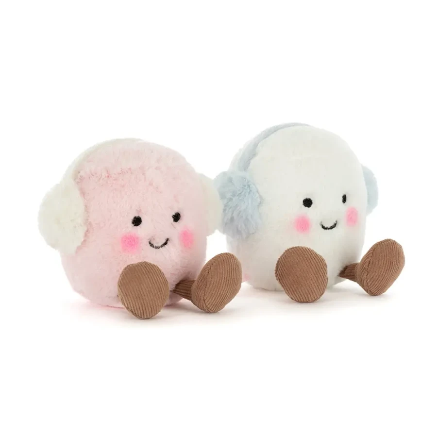 Wesołe Pianki Marshmallow w nausznikach 9 cm / Jellycat
