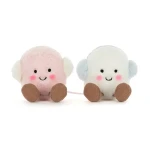 Wesołe Pianki Marshmallow w nausznikach 9 cm / Jellycat