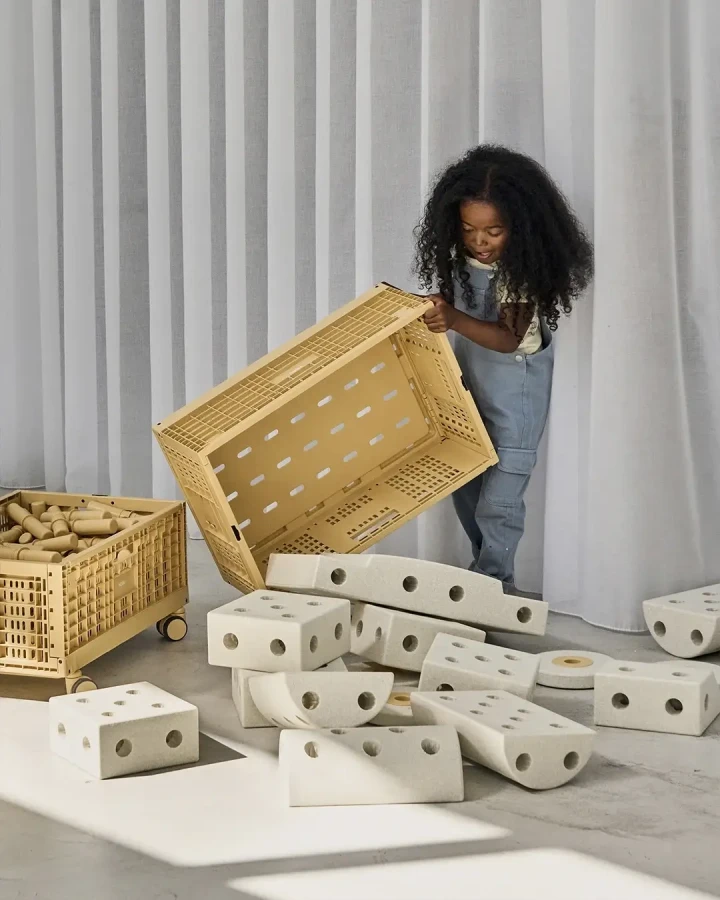 Skrzynia do przechowywania - Honey Yellow / MODU