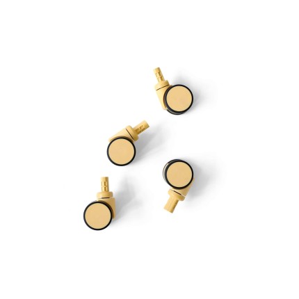 Zestaw 4 kół do skrzyni - Honey Yellow / MODU