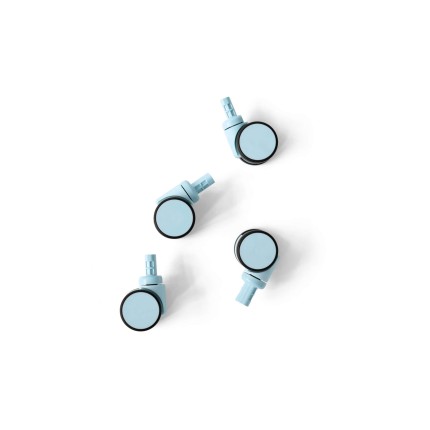 Zestaw 4 kół do skrzyni - Sky Blue / MODU