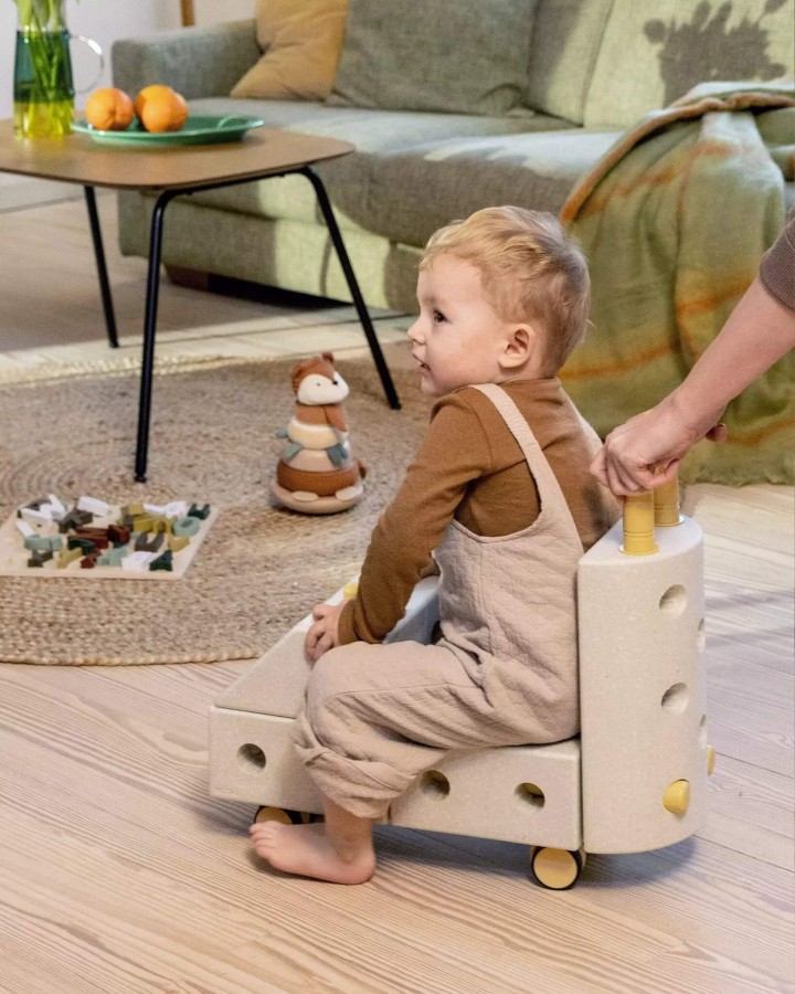 Explorer set - Kreatywne klocki rozwijające motorykę dużą: Sand Grey, Honey Yellow 8w1 / MODU