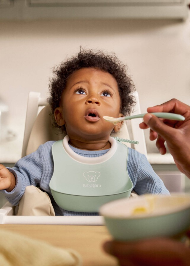 Zestaw do karmienia 3 szt. - Powder Green / BabyBjorn