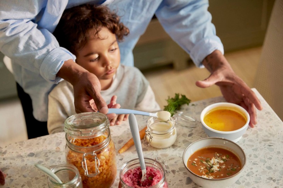 Zestaw do karmienia 3 szt. - Light Grey / BabyBjorn