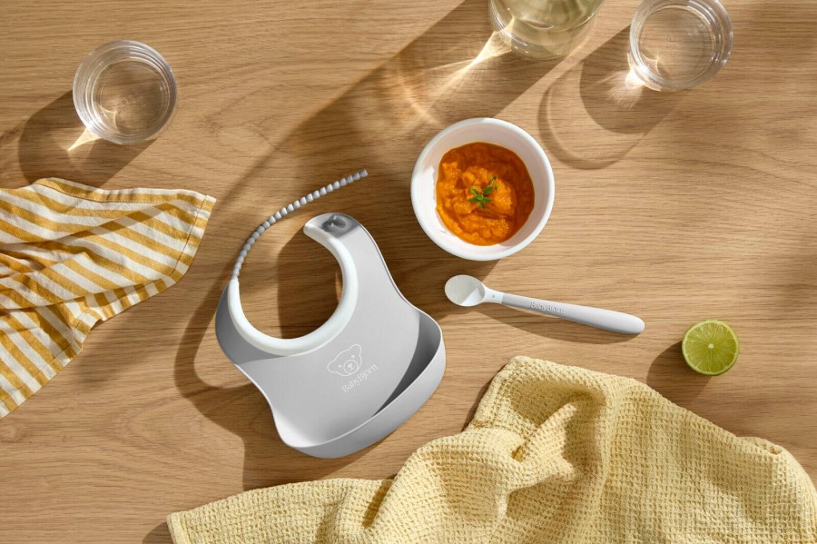 Zestaw do karmienia 3 szt. - Light Grey / BabyBjorn