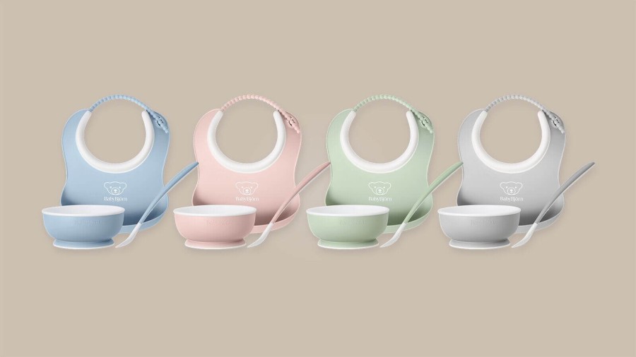 Zestaw do karmienia 3 szt. - Light Grey / BabyBjorn