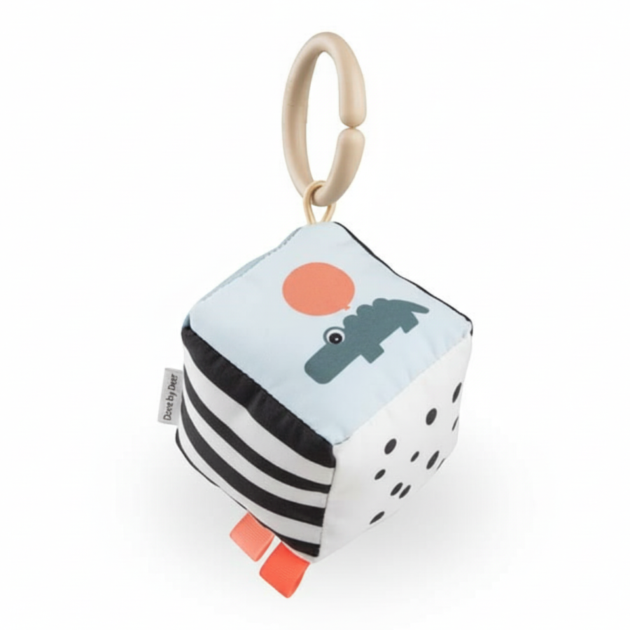 Zawieszka Kontrastowa Kostka Happy Clouds / Done by Deer