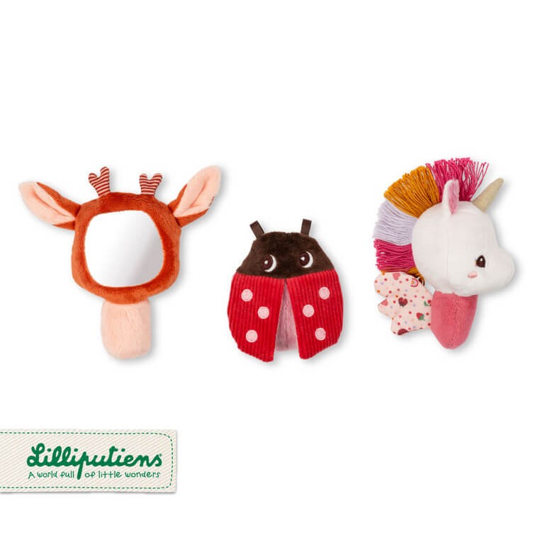 Zestaw rozwijający zmysły multisensoryczny Jednorożec Lena 0 m+ / Lilliputiens